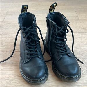 Dr. Martens leather lace up boots